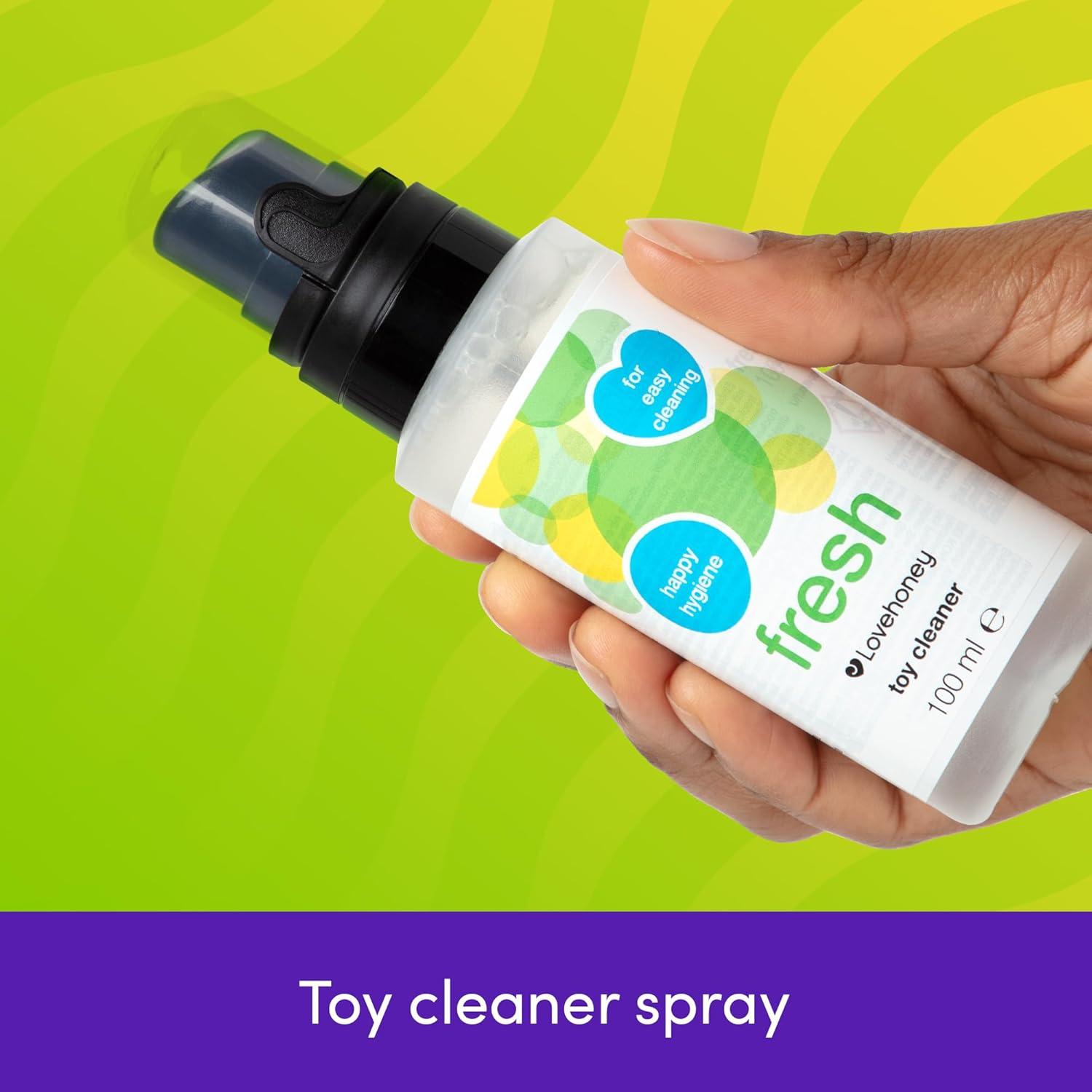 imageLovehoney Fresh Toy Cleaner Spray Water Based Hygienic Liquid 34 fl oz34 fl oz