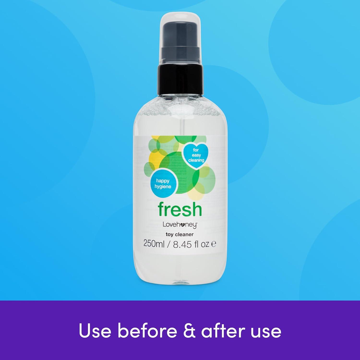 imageLovehoney Fresh Toy Cleaner Spray Water Based Hygienic Liquid 34 fl oz84 fl oz