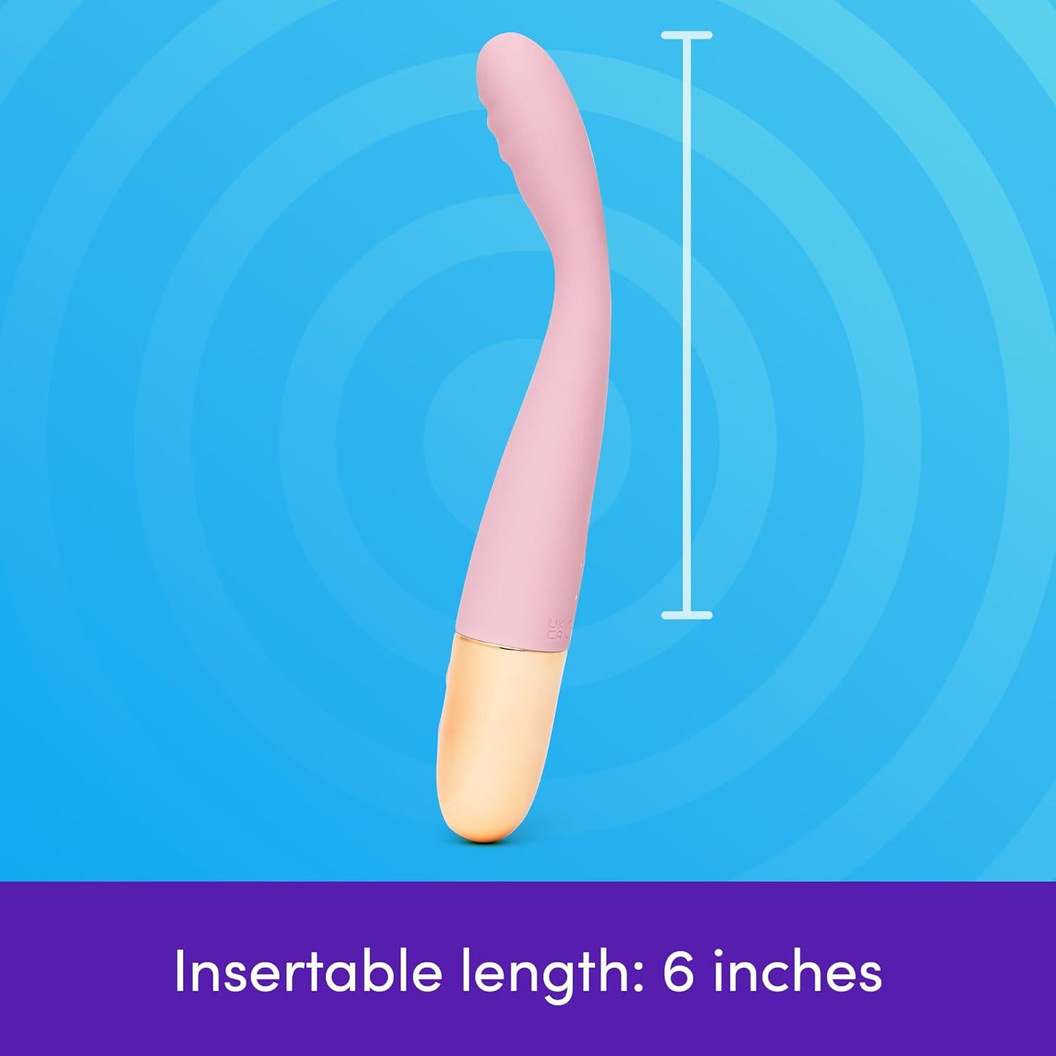 imageLovehoney GThriller Finger G Spot Vibrator Flexible Powerful Wand Vibrator for Women 10 Vibration Patterns Ribbed Vibrating Dildo Adult Sex Toys for Couples Personal Massager Stimulator Pink