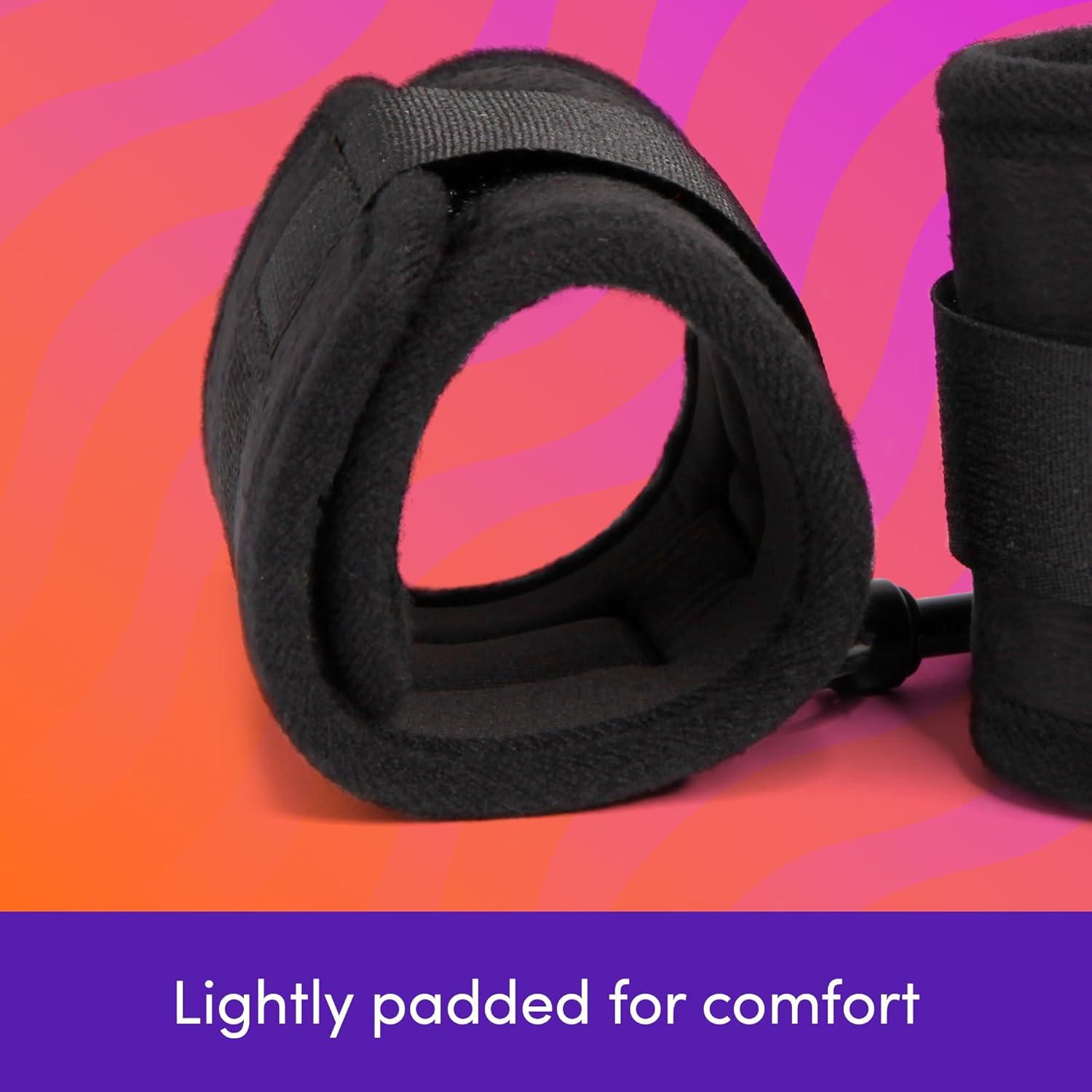 imageLovehoney Handcuffs Adjustable Bondage Sex Restraints Kit BDSM Wrist Cuffs for Adult Bedroom Games Beginner Bondage Accessories for Couples Sexy Role Play Sex Toys for Couples