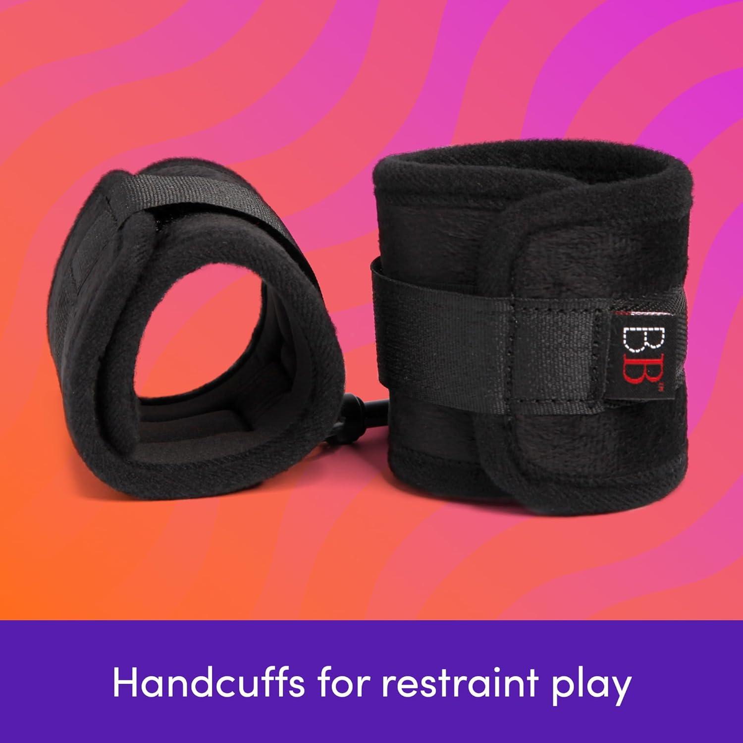 imageLovehoney Handcuffs Adjustable Bondage Sex Restraints Kit BDSM Wrist Cuffs for Adult Bedroom Games Beginner Bondage Accessories for Couples Sexy Role Play Sex Toys for Couples
