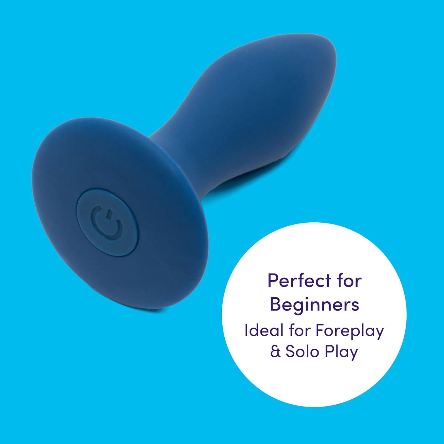 imageLovehoney Ignite Vibrating Butt Plug 3 Inch Silicone Anal Toys for Men with Travel Lock 17 Vibration Modes amp 3 Speeds Male Prostate Massager Rechargeable Adult Sex Toy Couples Gift Blue