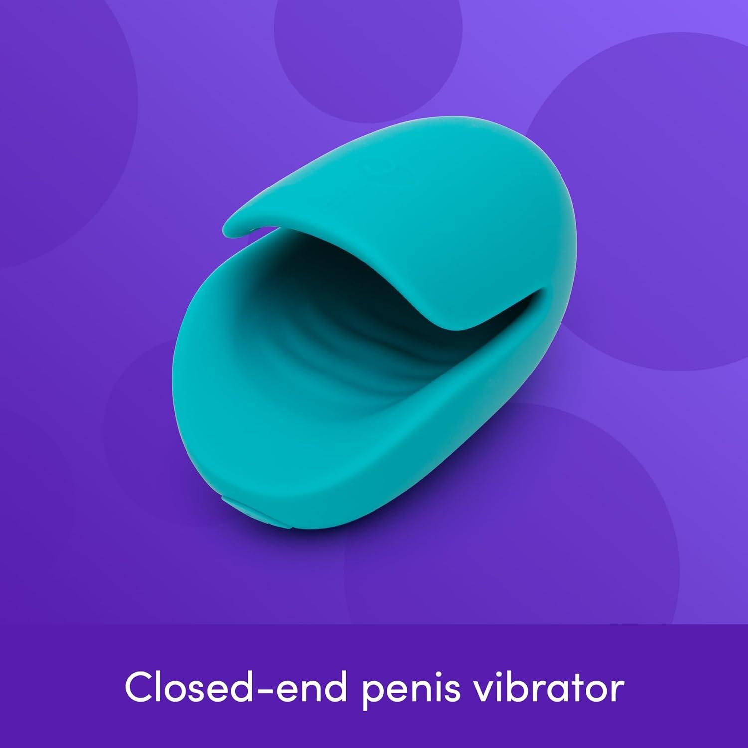 imageLovehoney Ignite Vibrating Male Masturbator Silicone Ribbed Male Sex Toy 20 Powerful Vibration Modes Penis Head Sexual Massager Rechargeable Electric Penis Stroker Adult Sex Toys for Men