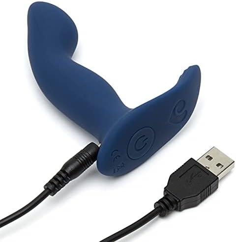 imageLovehoney Ignite Vibrating Prostate Massager 20 Function Silicone Anal Vibrator Adult Sex Toy for Men Waterproof Butt Plug Sexual Massaging Device Anal Stimulator Sex Toys for Couples Blue