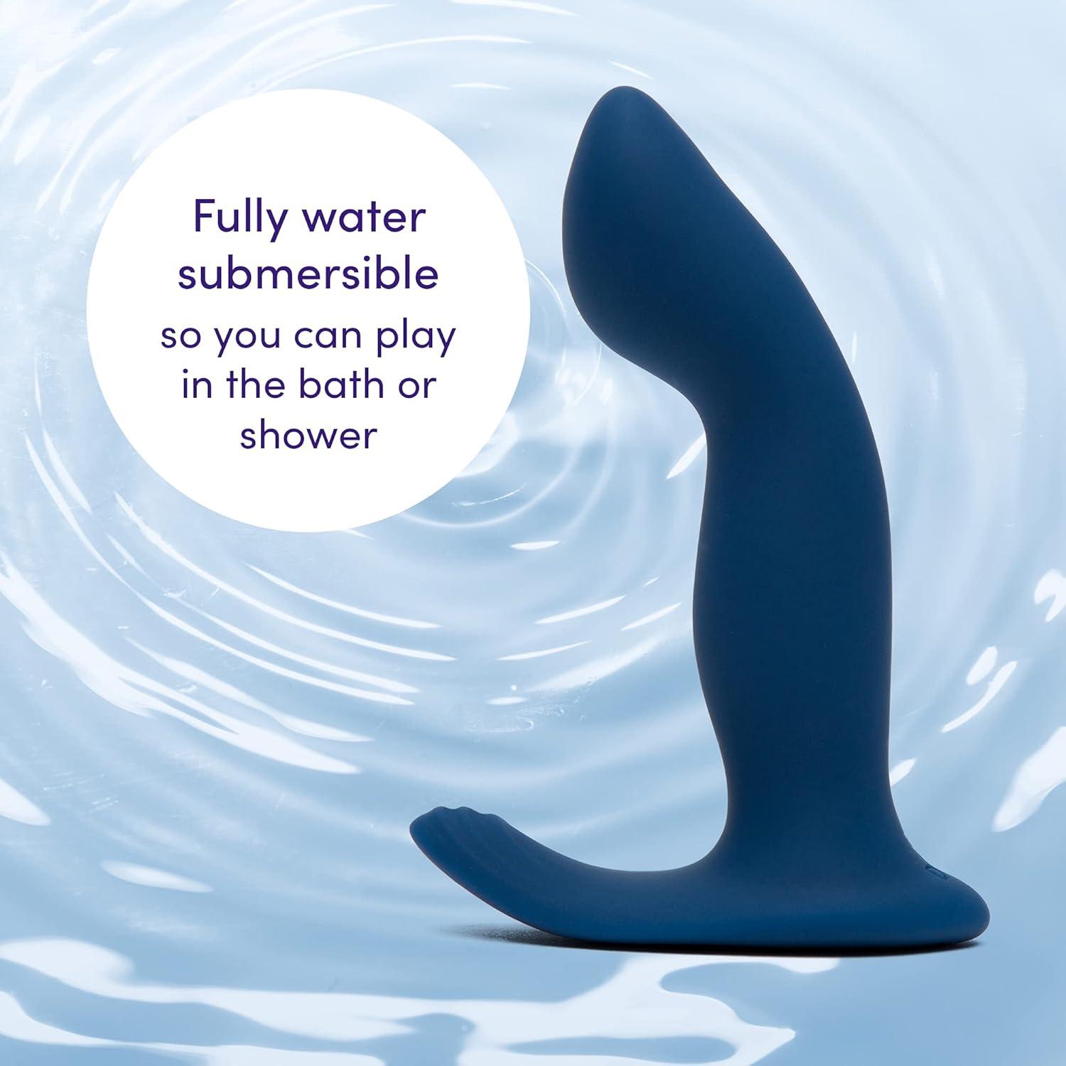 imageLovehoney Ignite Vibrating Prostate Massager 20 Function Silicone Anal Vibrator Adult Sex Toy for Men Waterproof Butt Plug Sexual Massaging Device Anal Stimulator Sex Toys for Couples Blue