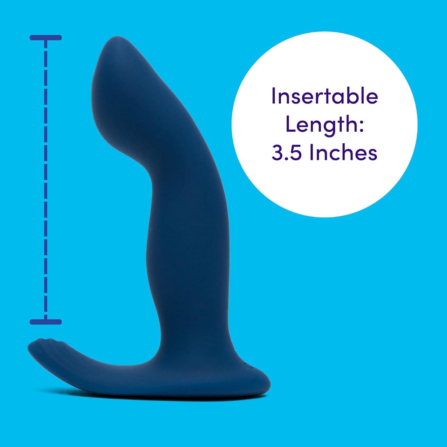 imageLovehoney Ignite Vibrating Prostate Massager 20 Function Silicone Anal Vibrator Adult Sex Toy for Men Waterproof Butt Plug Sexual Massaging Device Anal Stimulator Sex Toys for Couples Blue