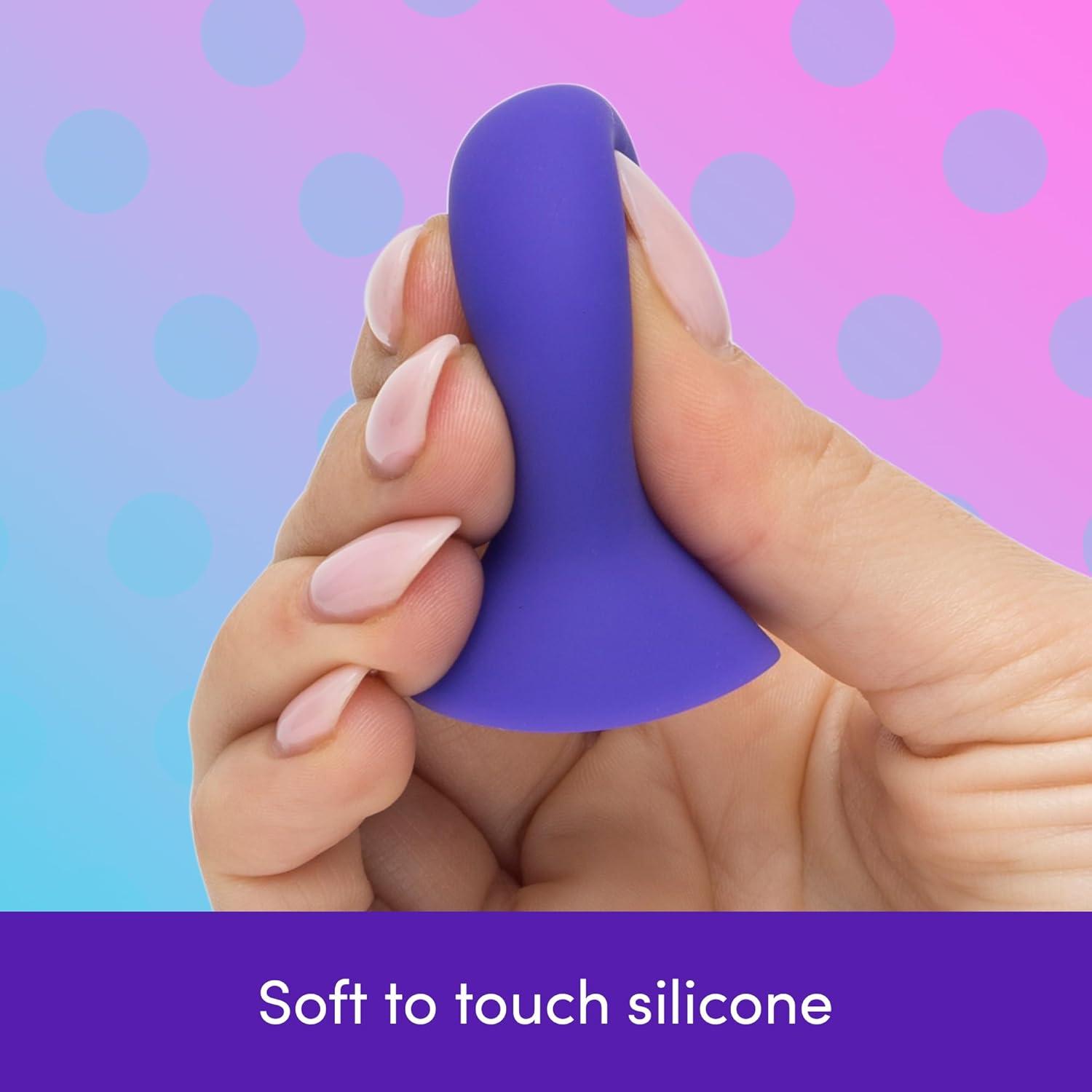 imageLovehoney Perfect Pair Nipple Suckers Silicone Nipple Sucking Toys BDSM Beginner Sex Toy Gifts for Women Vacuum Cupping Breast Stimulation Suction Cups Couples Adult Sex Games BlackPurple