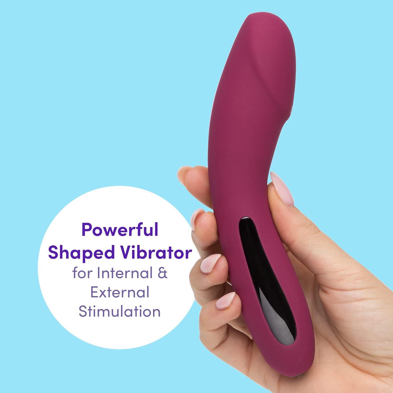 imageLovehoney Pink Mantric Rechargeable Realistic Vibrator Silicone 100 Waterproof