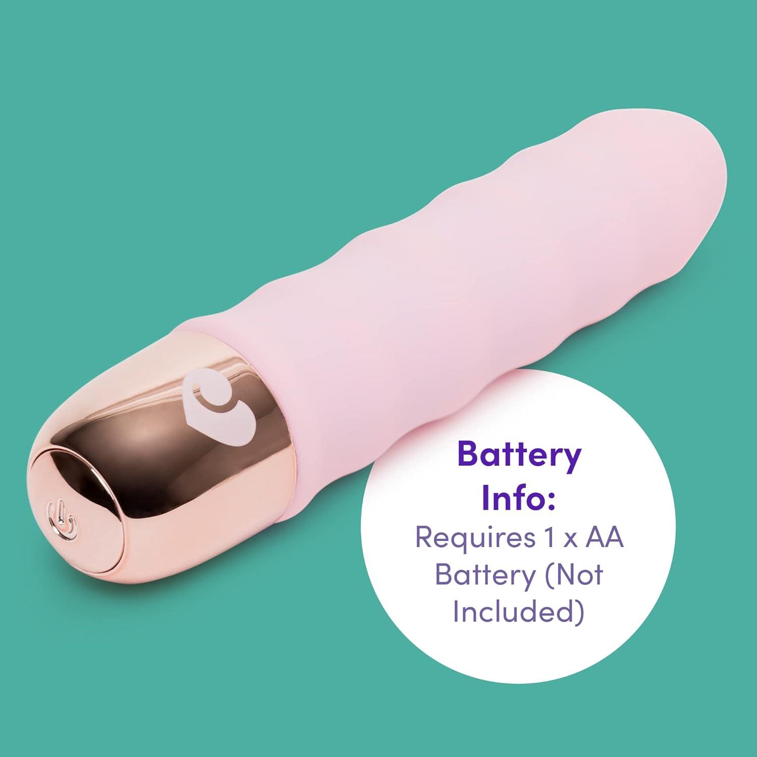 imageLovehoney Pink Ripple 10 Function Wavy Vibrator Silicone Waterproof amp Beginners FriendlyPink