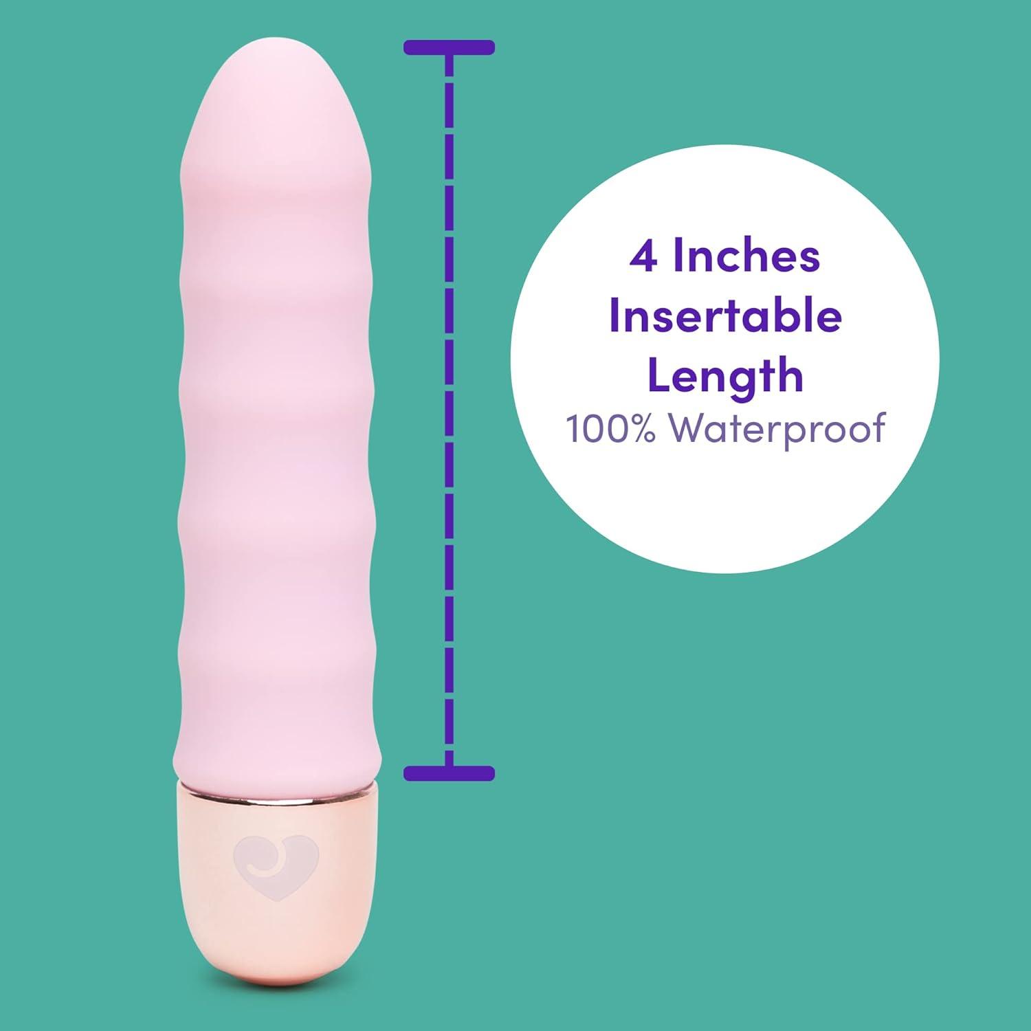 imageLovehoney Pink Ripple 10 Function Wavy Vibrator Silicone Waterproof amp Beginners FriendlyPink