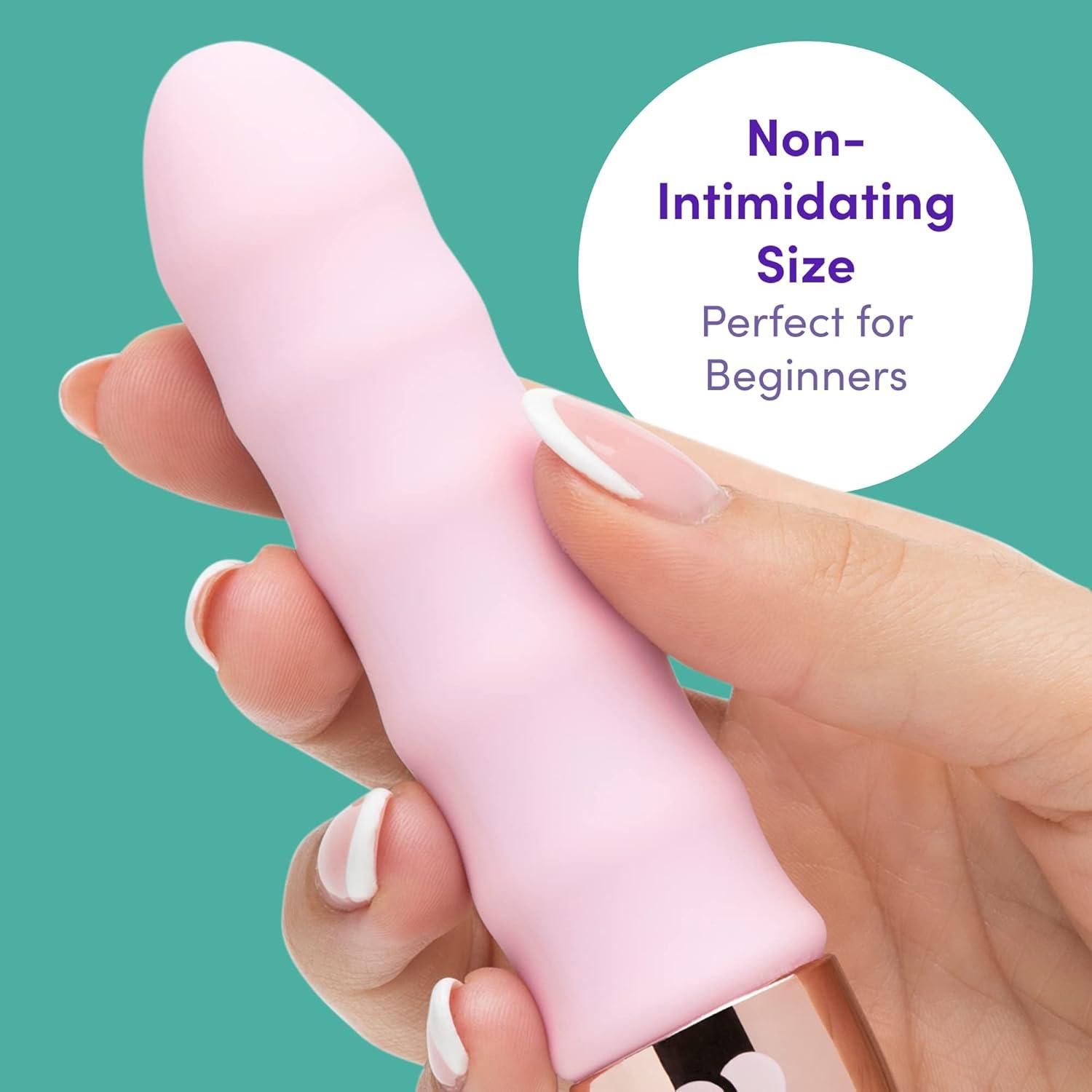 imageLovehoney Pink Ripple 10 Function Wavy Vibrator Silicone Waterproof amp Beginners FriendlyPink