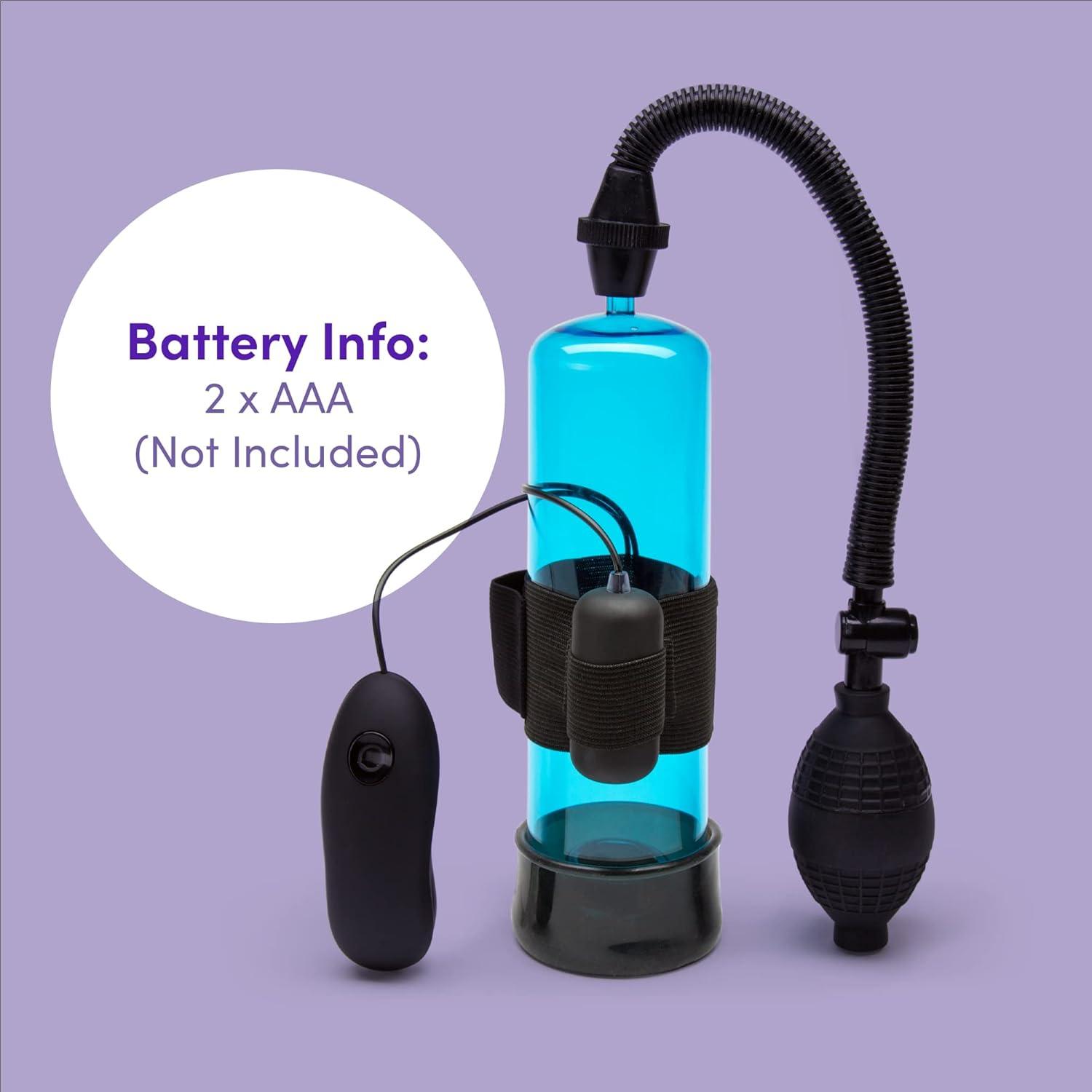 imageLovehoney Pumped Up 7 Function Vibrating Male Pump Soft Plastic Latex amp Phthalate Free