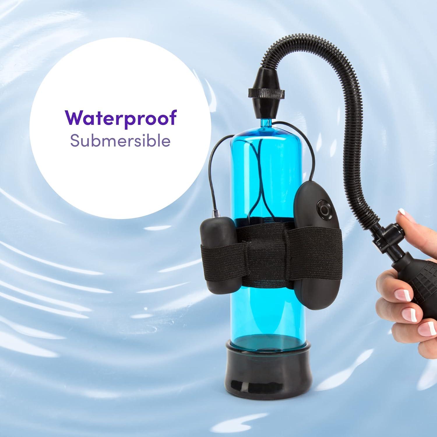imageLovehoney Pumped Up 7 Function Vibrating Male Pump Soft Plastic Latex amp Phthalate Free