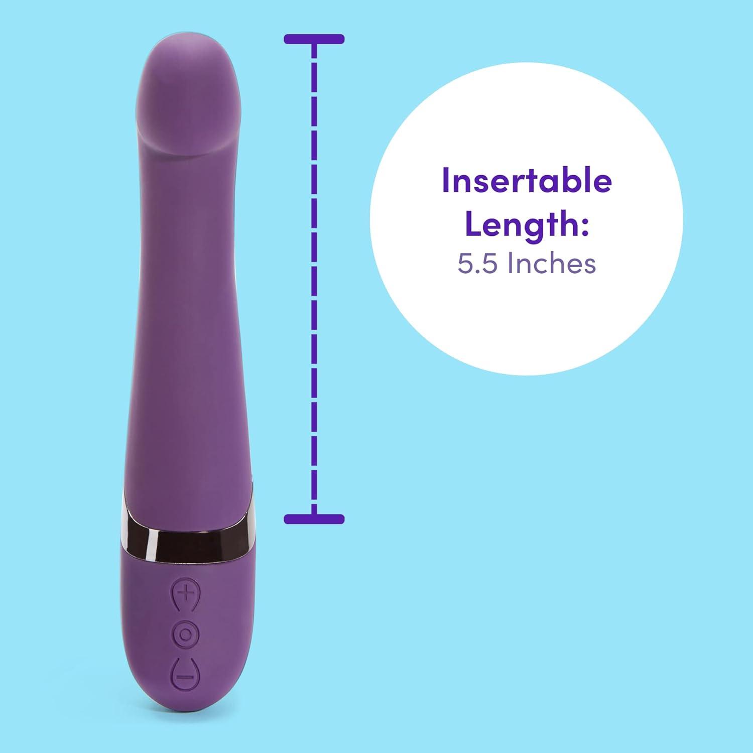 imageLovehoney Purple Desire Luxury Rechargeable GSpot Vibrator with Storage Case Silicone