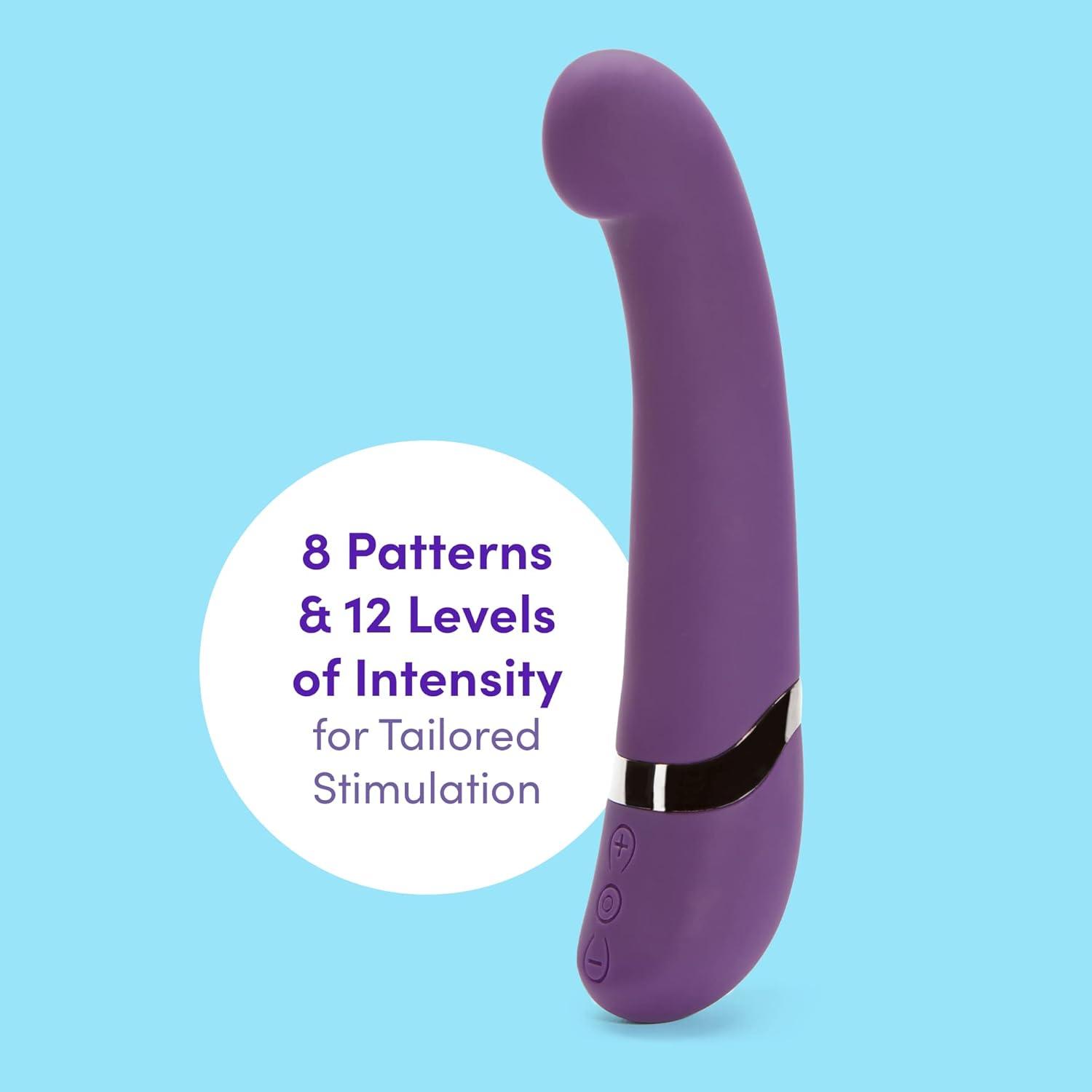 imageLovehoney Purple Desire Luxury Rechargeable GSpot Vibrator with Storage Case Silicone