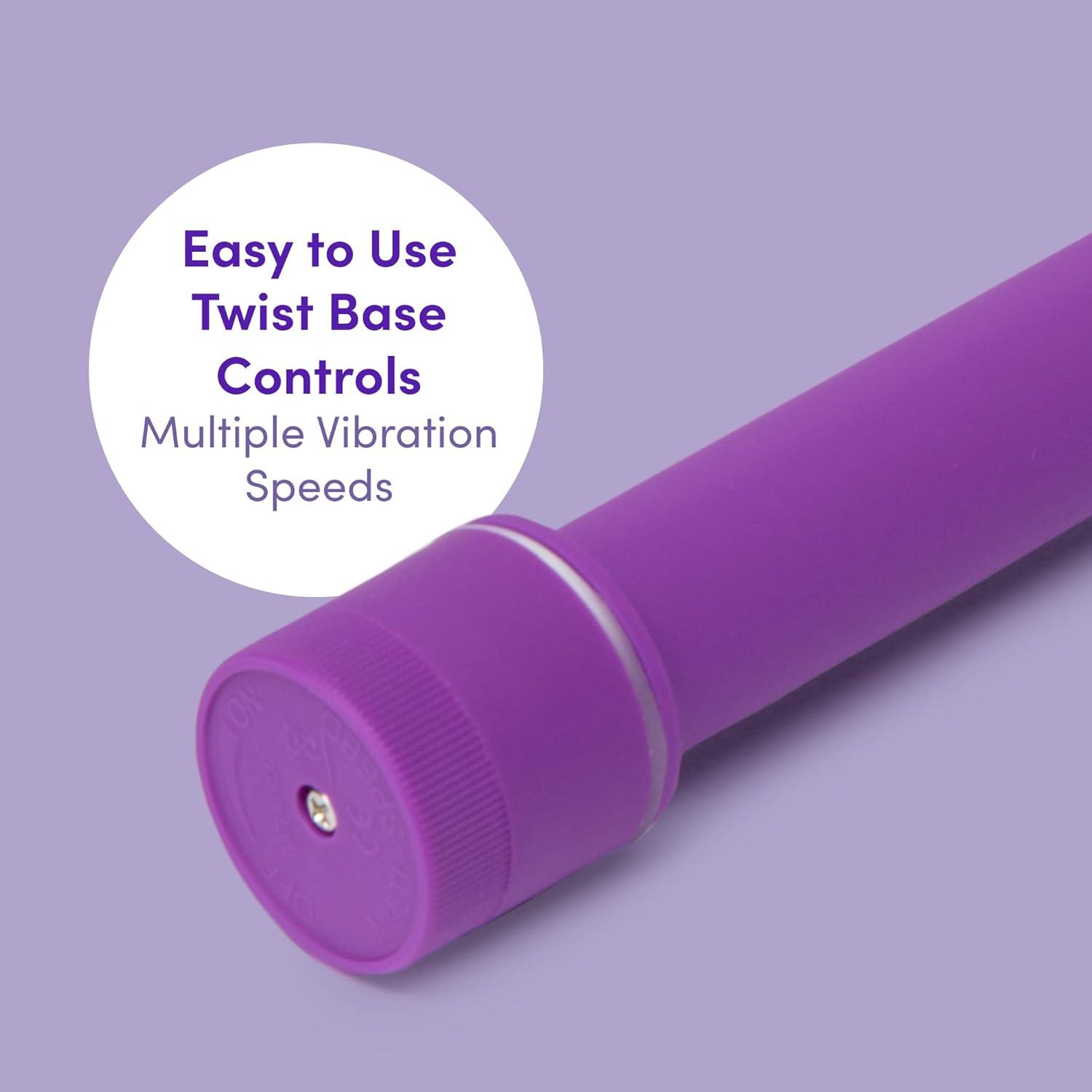imageLovehoney Purple GSlim GSpot Vibrator Plastic Waterproof amp Beginners FriendlyPurple