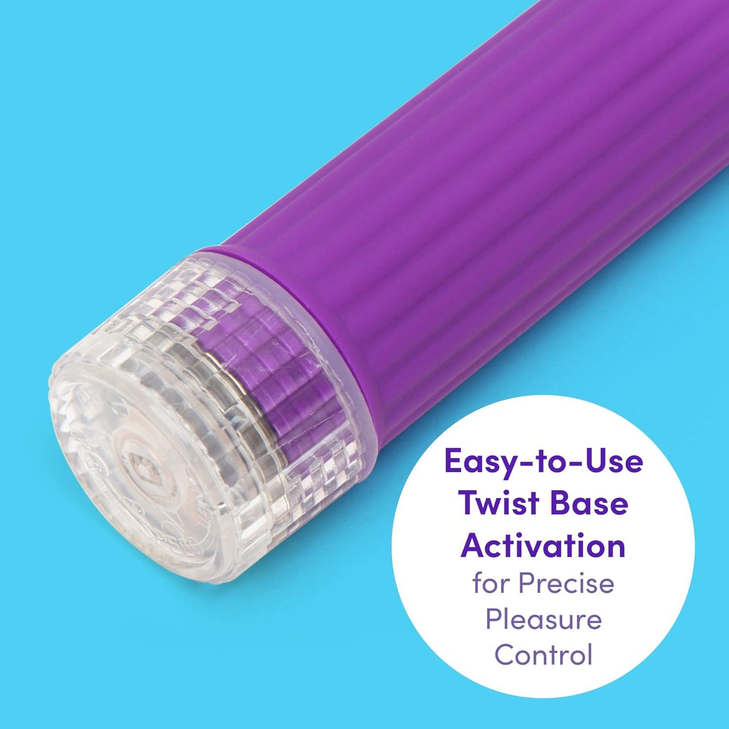 imageLovehoney Purple Ladyfinger Classic Vibrator 5 Plastic Multispeed SmallPurple