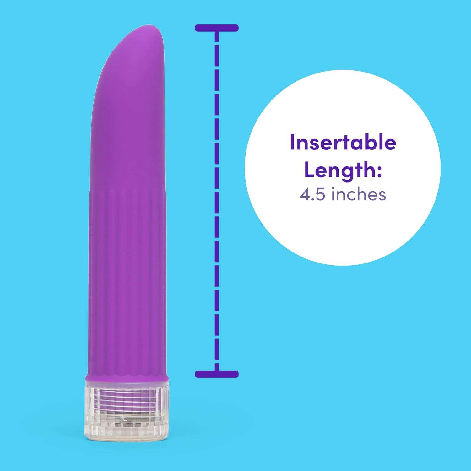 imageLovehoney Purple Ladyfinger Classic Vibrator 5 Plastic Multispeed SmallPurple