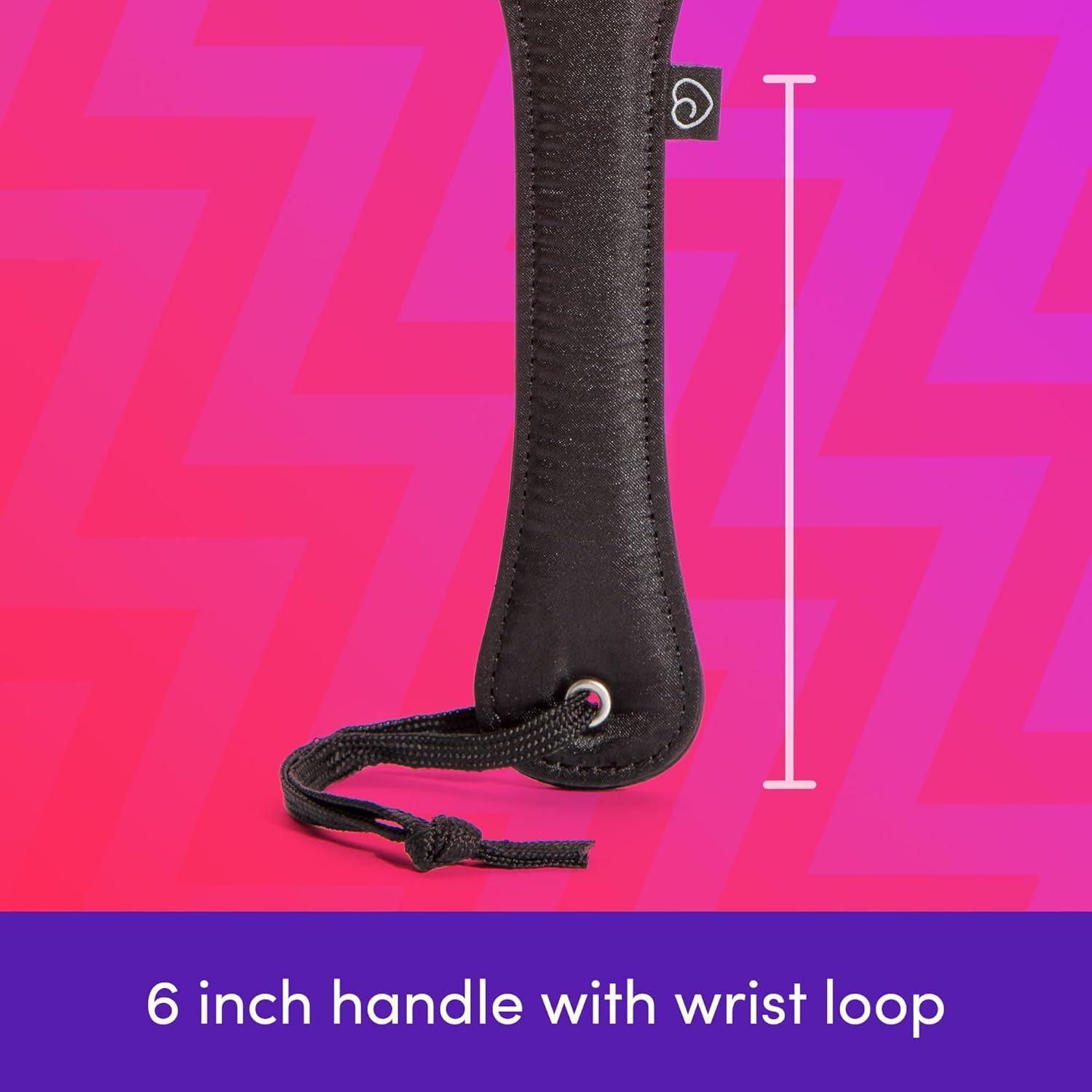 imageLovehoney Satin amp Leather Spanking Paddle BDSM Paddle with DualSided Faux Leather amp Satin Fetish Bondage Paddle for Impact Play Erotic Spanking Discipline amp Roleplay Kinky Sex Toy for Couples