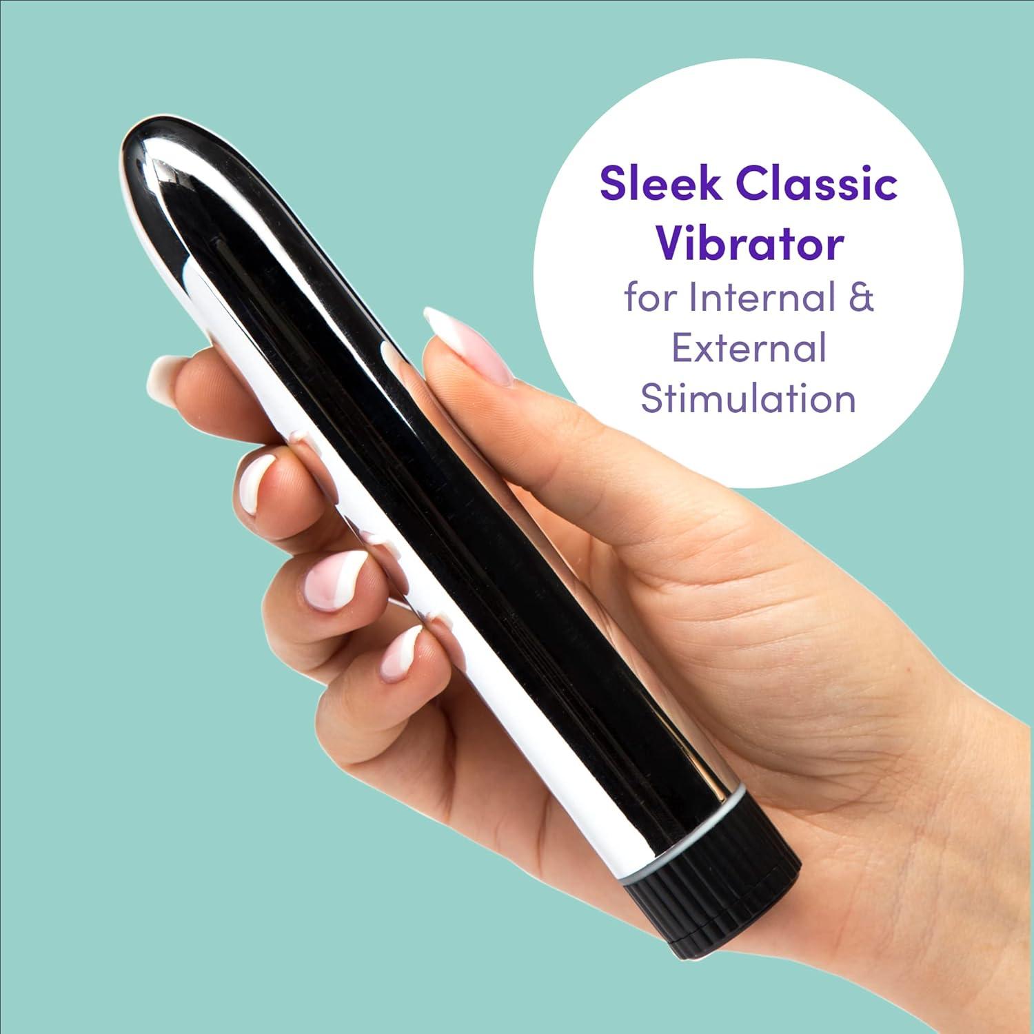 imageLovehoney Silver Seducer Classic Vibrator Plastic Multispeed Vibrations Waterproof