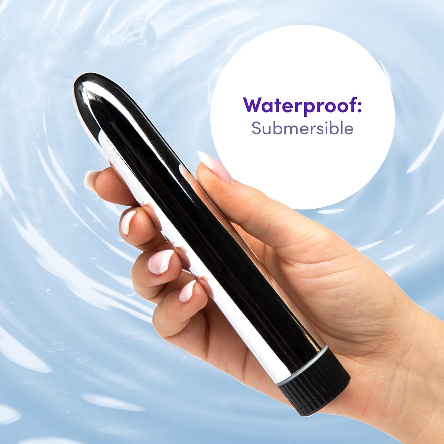imageLovehoney Silver Seducer Classic Vibrator Plastic Multispeed Vibrations Waterproof