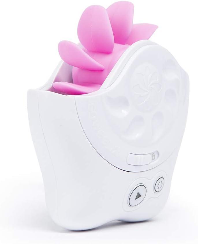 imageLovehoney Sqweel 2 Masturbator Oral Sex Simulator with 10 Silicone Tongues 3 Speed amp Flicker Function Masturbator for Women WhiteWhite