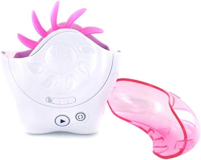 imageLovehoney Sqweel 2 Masturbator Oral Sex Simulator with 10 Silicone Tongues 3 Speed amp Flicker Function Masturbator for Women WhiteWhite