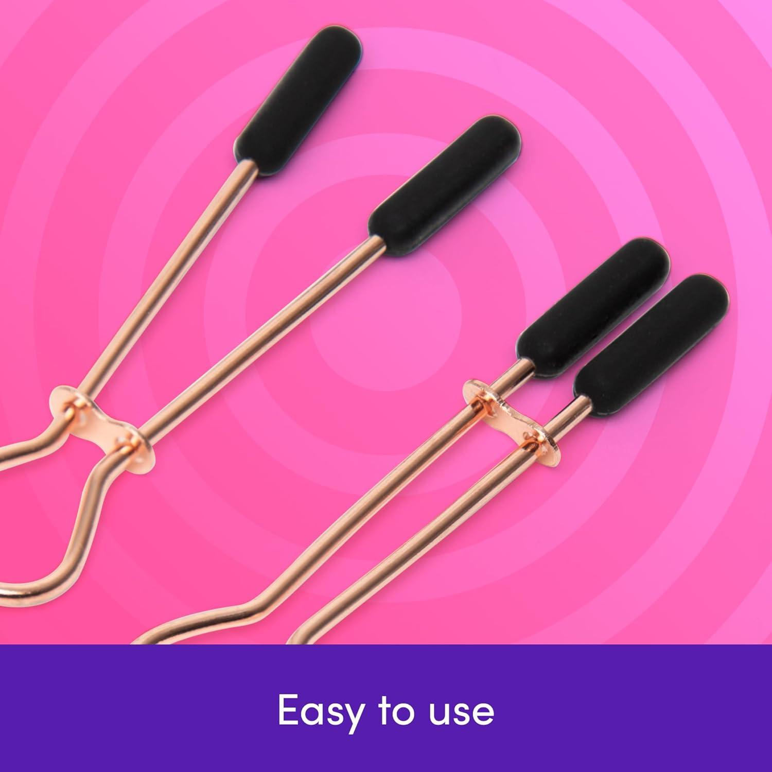 imageLovehoney Tease Me Silicone Tip Adjustable Nipple Clamps NickelFree Tweezer Clamps for Beginners Gentle Nipple Toys for Women amp Couples BDSM Bondage Sex Accessories for Foreplay amp PleasureRose Gold Black