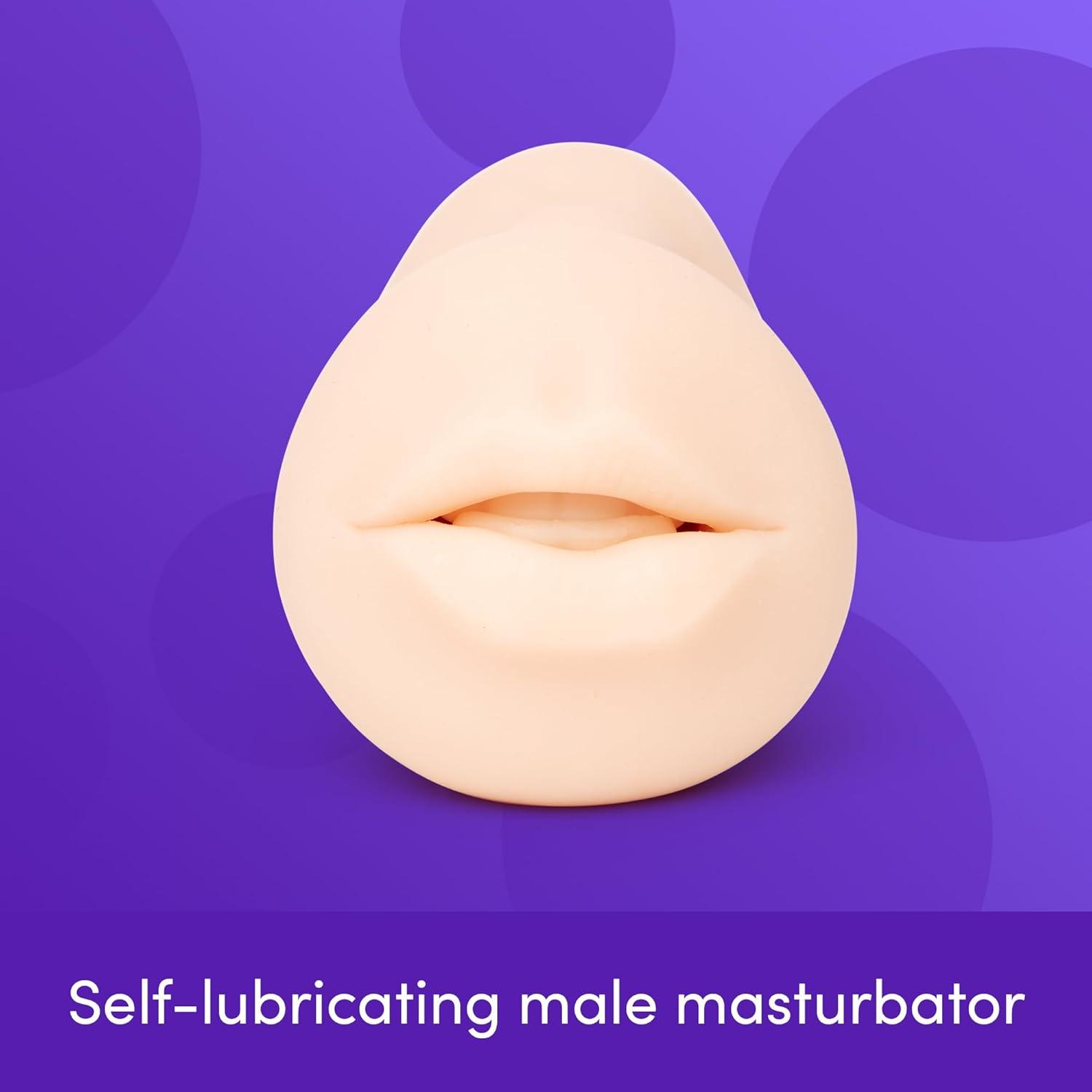 imageLovehoney Thrust Ayla Realistic Male Masturbator SelfLubricating Blow Job Mouth with Teeth Sex Toy for Men Lifelike Textured Stroker Male Sex Toy Adult Sex Doll Soft Mouth Oral Masturbator