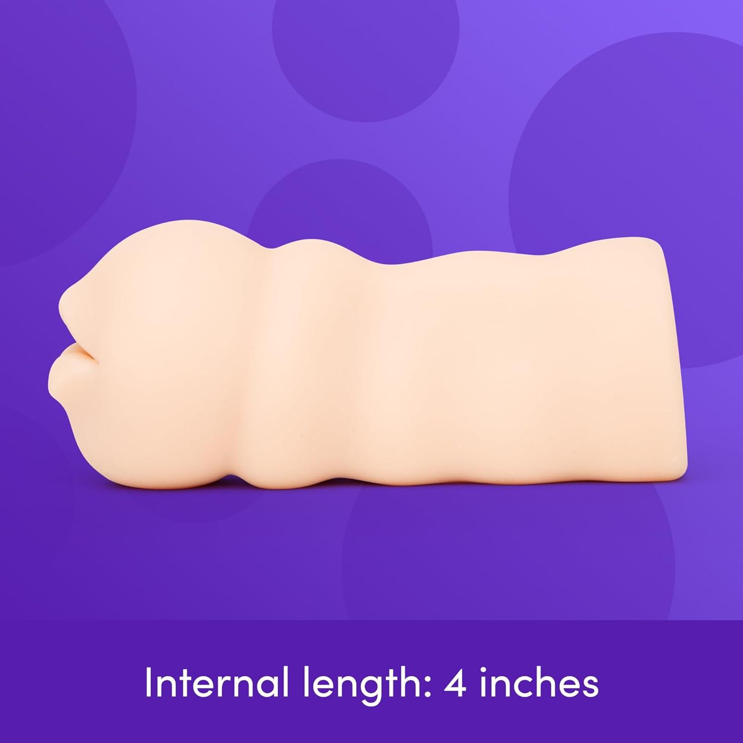 imageLovehoney Thrust Ayla Realistic Male Masturbator SelfLubricating Blow Job Mouth with Teeth Sex Toy for Men Lifelike Textured Stroker Male Sex Toy Adult Sex Doll Soft Mouth Oral Masturbator