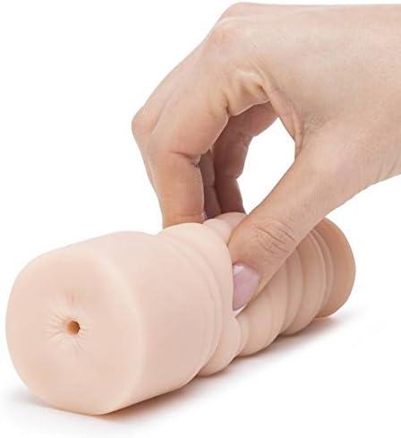 imageLovehoney Thrust Pro Mini Andi Ass Male Masturbator 5 Inch Extra Tight Anal Penetration with Ultra Ribbed Canal Vibrator Compatible Male Sex Toy Waterproof 205g Flesh Pink