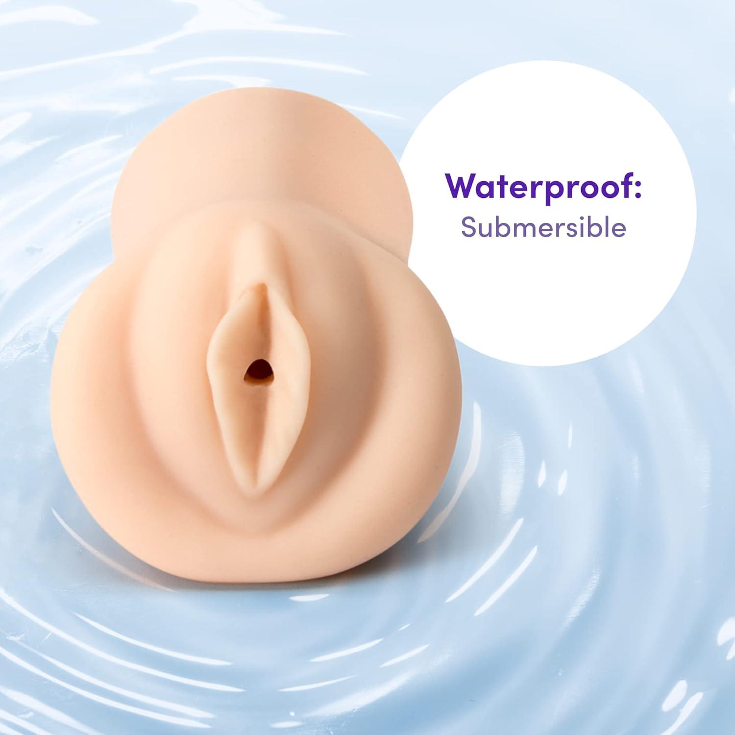 imageLovehoney Thrust Pro Mini Lea Pocket Male Masturbator Ribs amp Bumps 316g