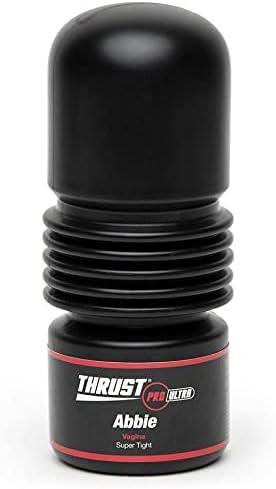 imageLovehoney Thrust Pro Ultra Abbie Male Masturbator Cup 6 Inch Extra Tight Realistic Vagina with Textured Canal Vibrator Compatible Male Sex Toy Self Pleasure Toy for Men Waterproof Flesh Pink