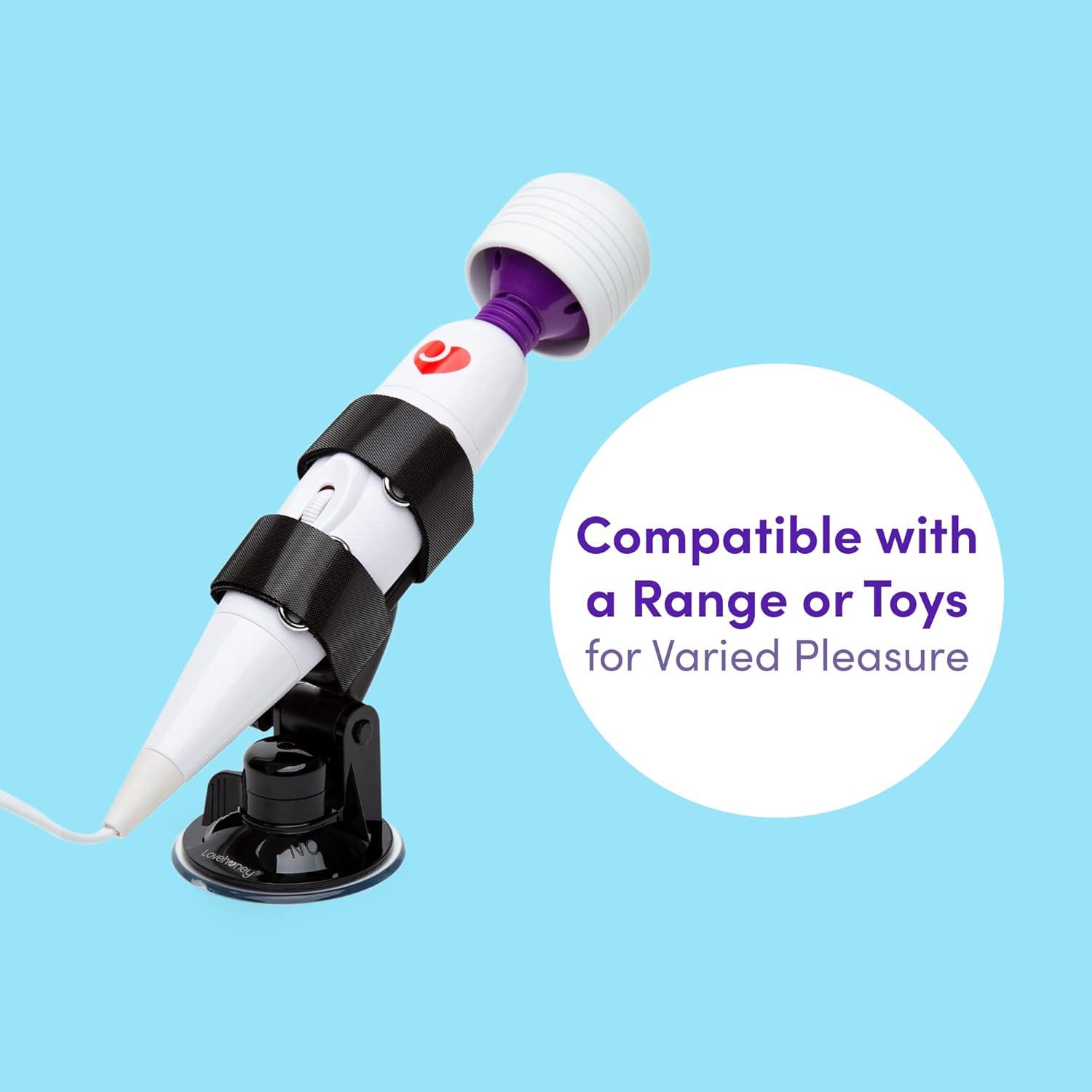 imageLovehoney Universal Toy Holder with Suction Cup PVC Hands Free amp Submersible