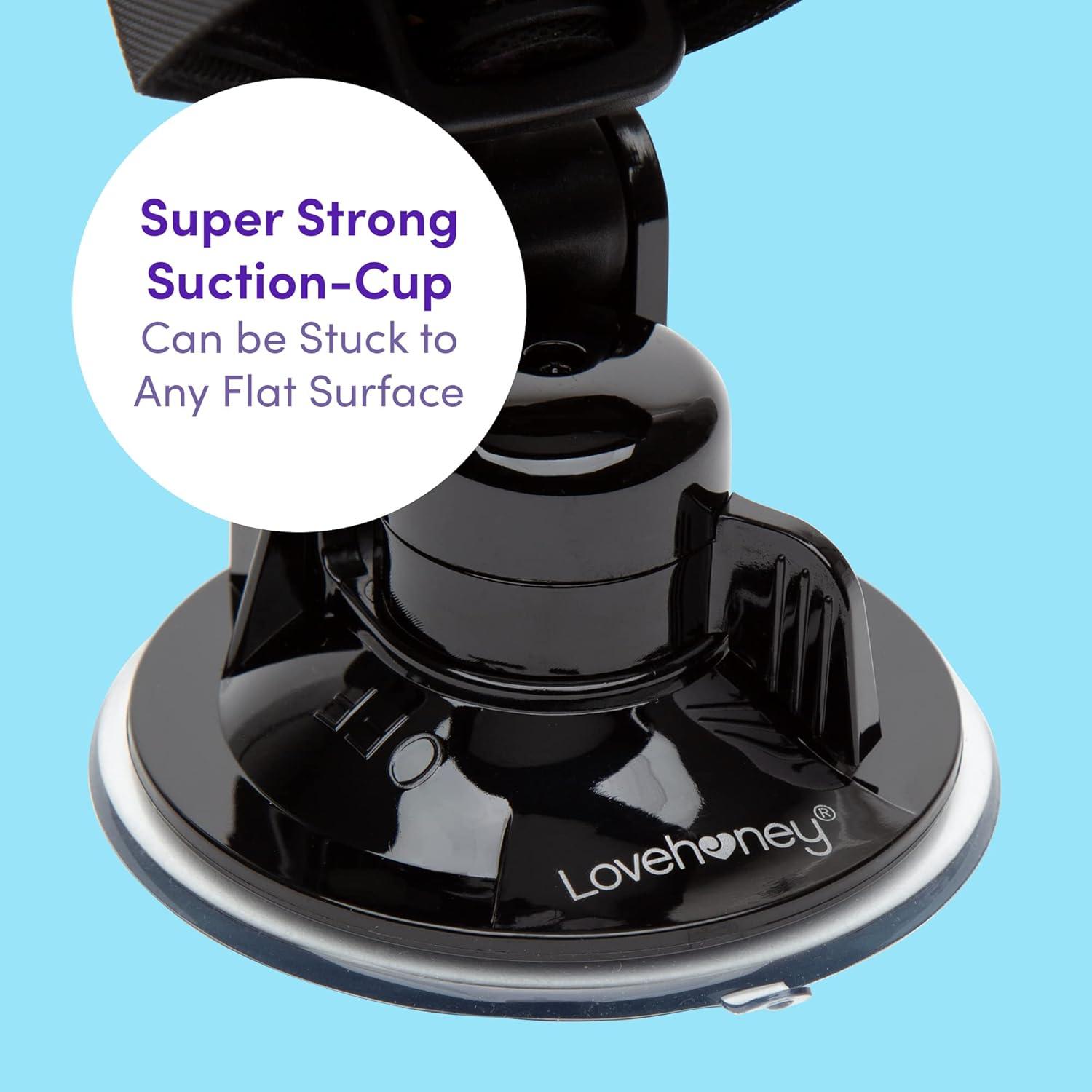 imageLovehoney Universal Toy Holder with Suction Cup PVC Hands Free amp Submersible