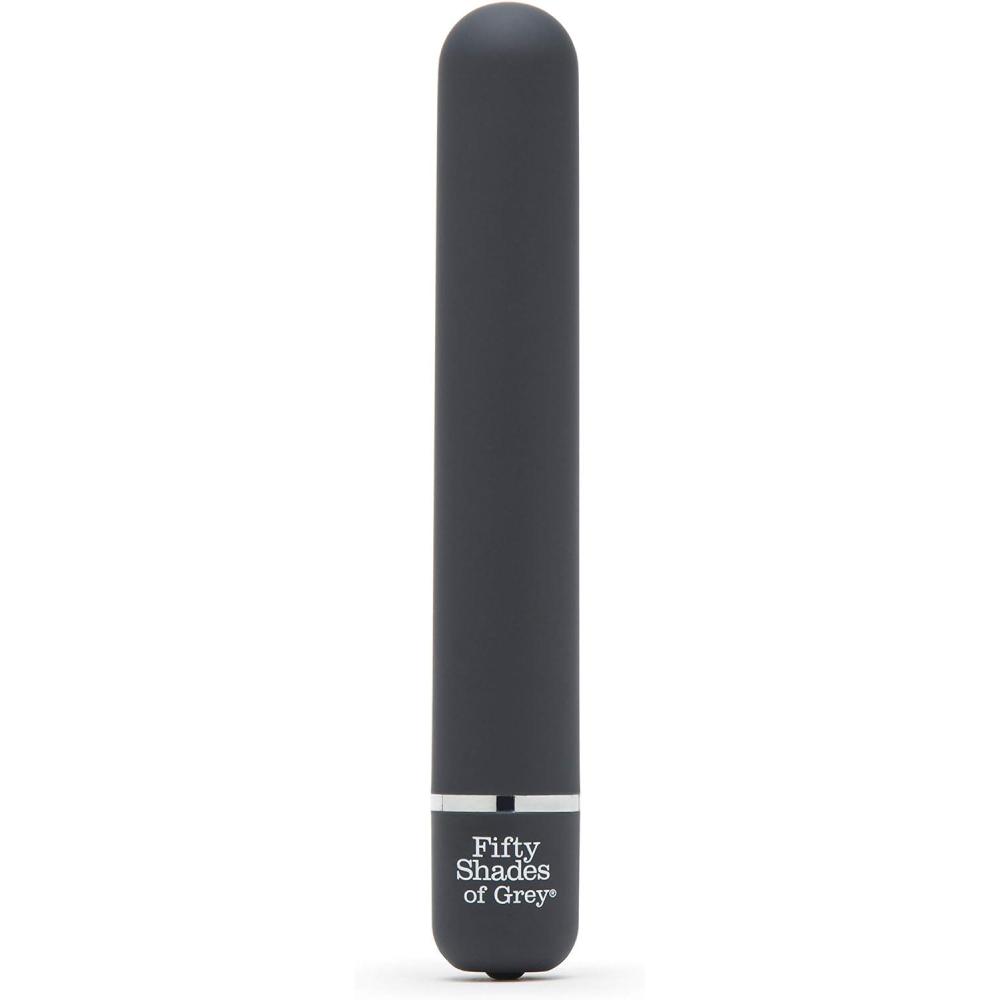 imageFifty Shades of Grey Charlie Tango Black Classic Vibrator with Smooth Tip 100 Waterproof