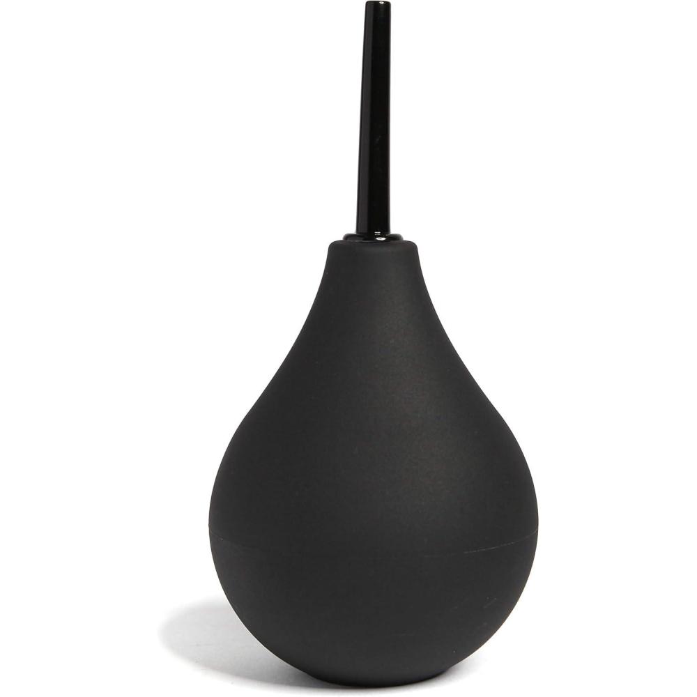 imageLovehoney Black Anal Douche Soft Enema Bulb 225ml 25 inch