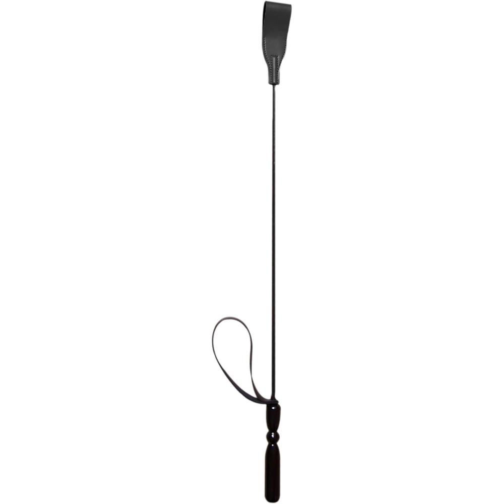 imageLovehoney Bondage Boutique Slim Leather Riding Crop 17 Inch BDSM Whip with Flexible Stem amp Wooden Handle Fetish Spanking Toy for Pony Play Impact Play Roleplay Kinky Bondage Gear for Couples