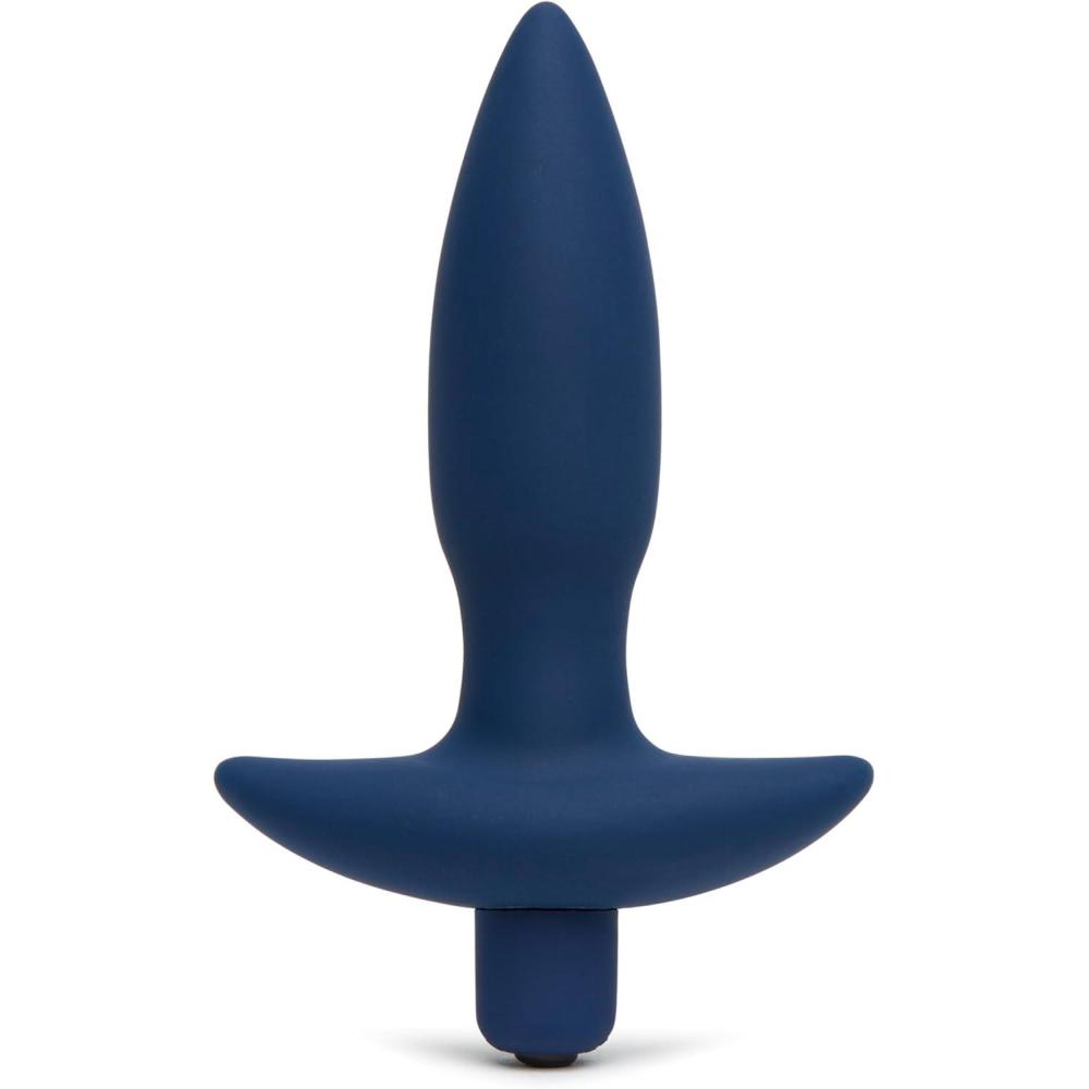 imageLovehoney Butt Tingler Vibrating Butt Plug 35 Inch Male Sex Toy 7 Vibration Patterns amp 3 Speeds Anal Plug Vibrator for Men amp Women Silicone Prostate Massager Couples Adult Toys Game BlackBlue