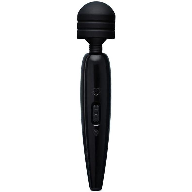 imageLovehoney Cordless Handheld Personal Massager for Women Rechargeable Back Neck amp Shoulder Wand Massager for Muscle Pain Relief 12 Powerful Modes amp Flexible Silicone Head Black