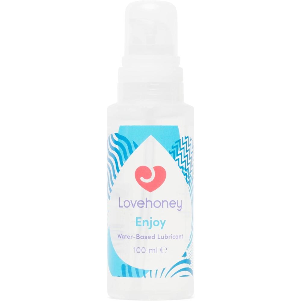 imageLovehoney Enjoy Water Based Lube 845 fl oz Fragrance Free Non Sticky Non Staining amp pHBalanced Personal Lubricant for Men amp Women Water Based Lubricant Gel for Privacy34 Fl Oz Pack of 1