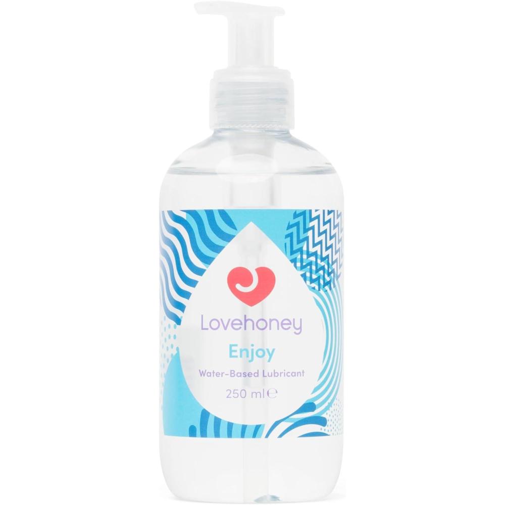imageLovehoney Enjoy Water Based Lube 845 fl oz Fragrance Free Non Sticky Non Staining amp pHBalanced Personal Lubricant for Men amp Women Water Based Lubricant Gel for Privacy845 Fl Oz Pack of 1