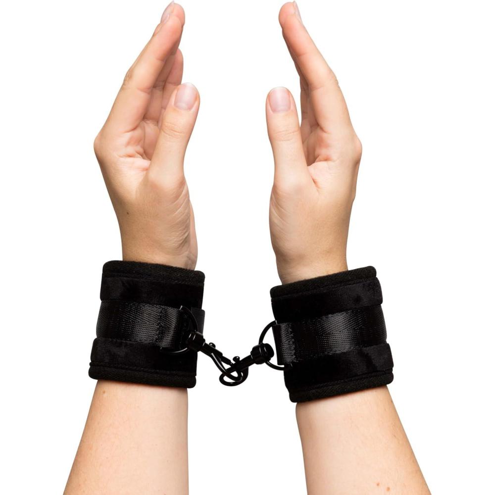 imageLovehoney Handcuffs Adjustable Bondage Sex Restraints Kit BDSM Wrist Cuffs for Adult Bedroom Games Beginner Bondage Accessories for Couples Sexy Role Play Sex Toys for Couples