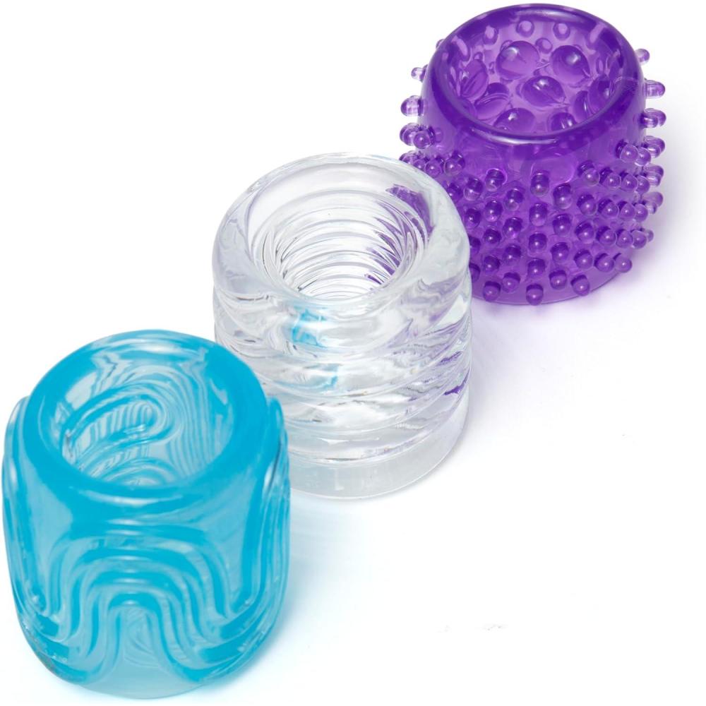 imageLovehoney Head Master Male Masturbators Set of 3 Open Ended Male Sex Toys Textured Manual Mens Stroker Masturbator Penis Sexual Personal Massager for Men Adult Sex Toys amp Games for Couples