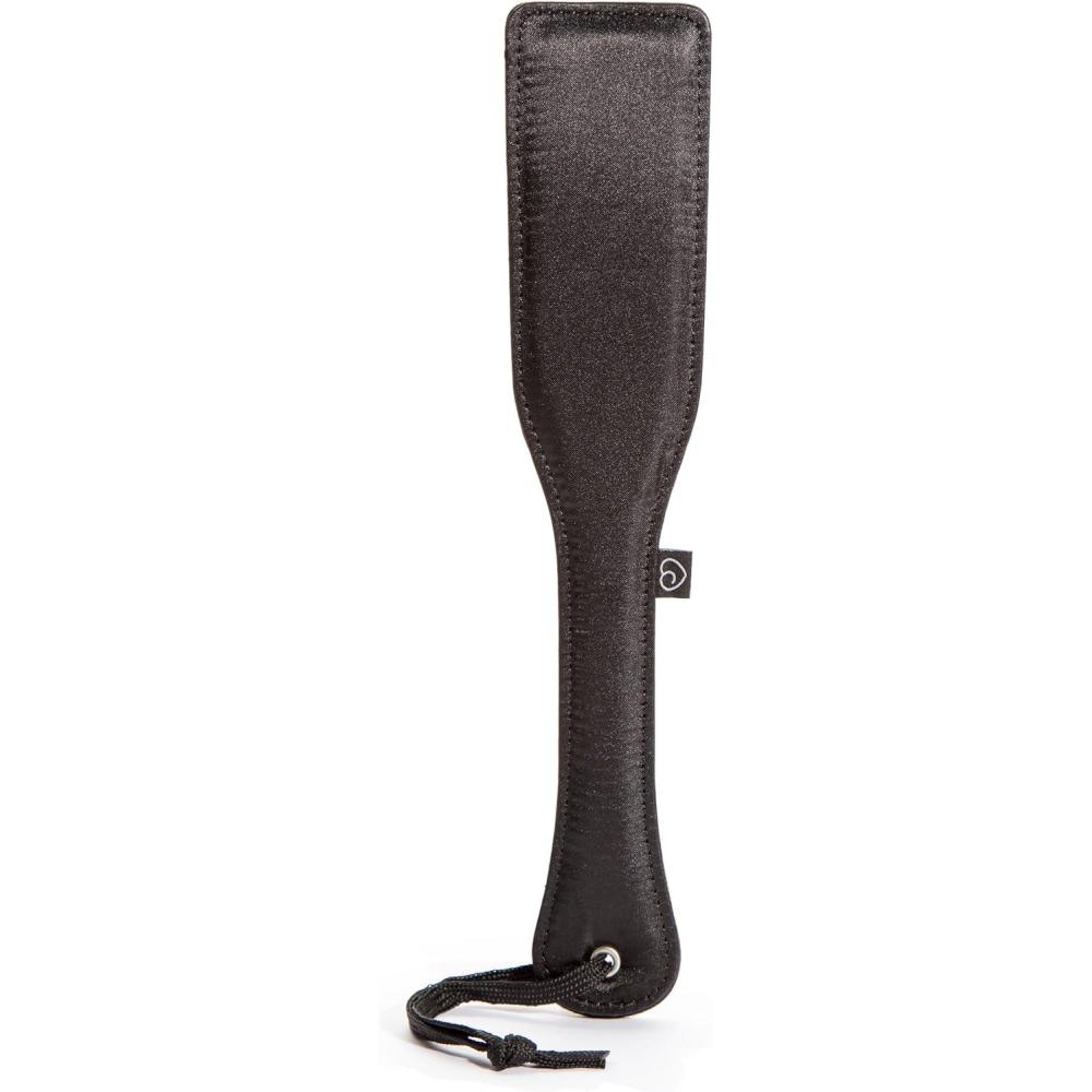 imageLovehoney Satin amp Leather Spanking Paddle BDSM Paddle with DualSided Faux Leather amp Satin Fetish Bondage Paddle for Impact Play Erotic Spanking Discipline amp Roleplay Kinky Sex Toy for Couples