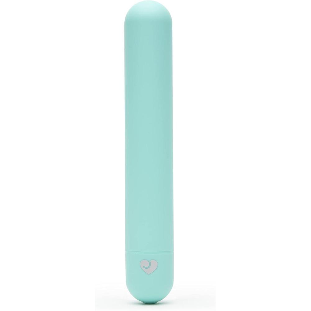 imageLovehoney Silencer Blue Classic Wand Massager with 10 Functions Rechargeable and Extra Quiet Beginner Friendly 7 inches