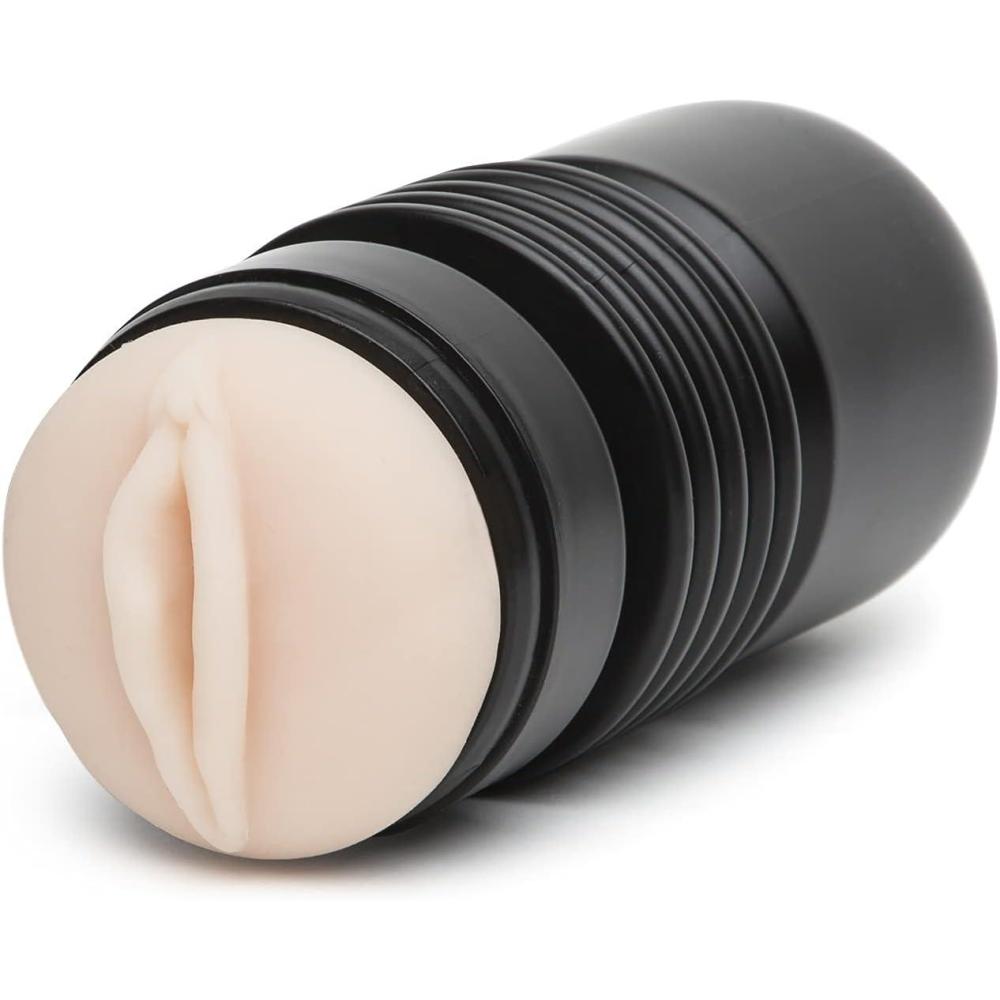imageLovehoney Thrust Pro Ultra Zoey Male Masturbator Cup 6 Inch Realistic Vagina with Textured Canal Vibrator Compatible Male Sex Toy Self Pleasure Sex Toys for Men Waterproof Flesh Pink