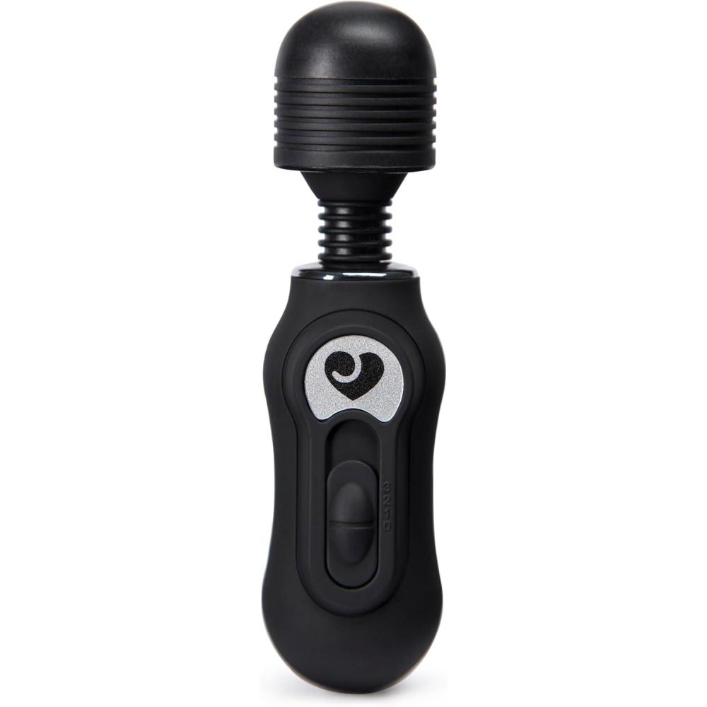 imageLovehoney White Micro Wand Vibrator with Flexible Neck Plastic 3 SpeedBlack