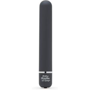 Fifty Shades of Grey Charlie Tango Black Classic Vibrator with Smooth Tip – 100% Waterproof
