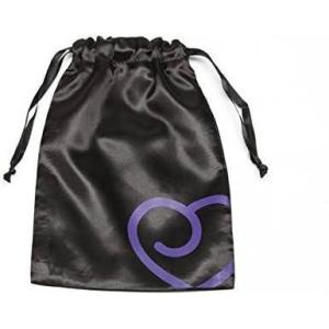 Lovehoney Black Drawstring Storage Bag – Soft Satin – Keeping Toys Dust Free – Small
